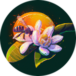 logo forêt des saveurs rond